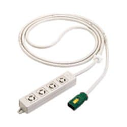 Panasonic ハーネスOAタップ接地引掛3m4コ口グレ WFA6734HG