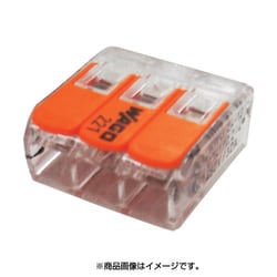 WFR-3-JP [JAPPY ワンタッチコネクタ クリアタイプ 50個入 電線数3本]