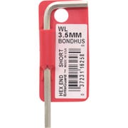 WL3.5MM [ボンダス 六角L-レンチ ショート 3.5mm]