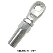 WLE-6 [水本 ステンレス ロックターミナルアイ （849-3175） 1個]
