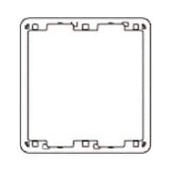 WN8072W [Panasonic フルカラーモダン厚型継枠(2連用)]