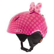ラウンチ プラス LAUNCH PLUS 7073614 Pink Bow Polka Dots Sサイズ(52-55.5cm) [スキーヘルメット ジュニア]