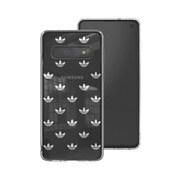 Galaxy S10 adidas OR Snap Case CLEAR SS19 silver colored