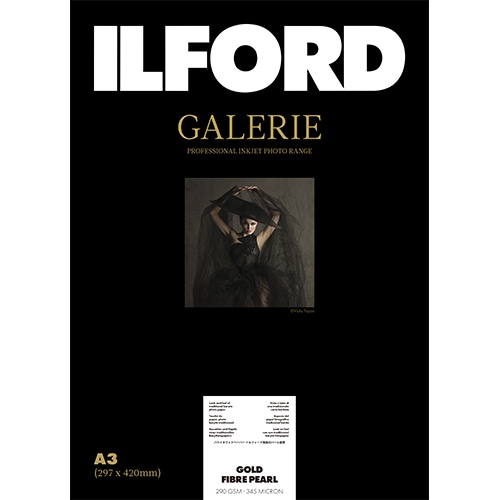 イルフォード ILFORD433206 [GALERIE Gold Fibre Pearl（ゴールドファイバーパール） A3 25枚]Ω