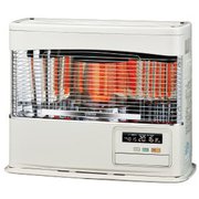 FF式輻射ストーブ(ラウンドタイプ) PRシリーズ 別置タンク式(別売) 木造18畳/コンクリート28畳まで ホワイト FF-6819PR W