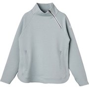 FJW-F19-M02 HG M [アシンメトリージッププルオーバー レディース Mサイズ ヘザーグレー]