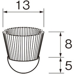 B3315 [リューター カップ型ブラシ]