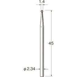 C1014 [リューター 精密加工用スチールカッター]