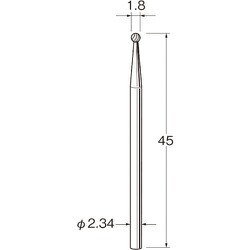 C1018 [リューター 精密加工用スチールカッター]
