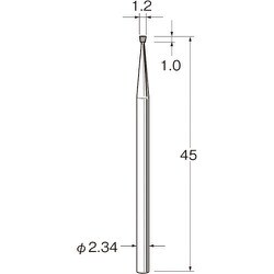 C1212 [リューター 精密加工用スチールカッター]