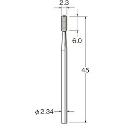 C1423 [リューター 精密加工用スチールカッター]