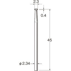 C1623 [リューター 精密加工用スチールカッター]