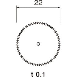 C2022 [リューター 精密加工用スチールカッター]