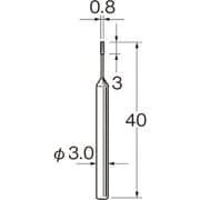 D5308 [リューター 機械研削用軸付電着ダイヤモンド砥石(インターナル研削用)]