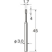 D5317 [リューター 機械研削用軸付電着ダイヤモンド砥石(インターナル研削用)]