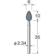 G1042 [リューター 精密加工用軸付砥石]