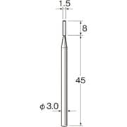 G3122 [リューター 精密加工用軸付砥石]