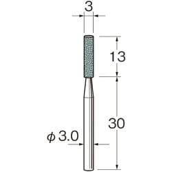 G3251 [リューター 精密加工用軸付砥石]
