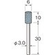 G3313 [リューター 精密加工用軸付砥石]
