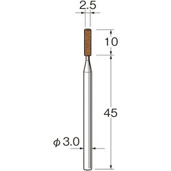 G4325 [リューター 精密加工用軸付砥石]