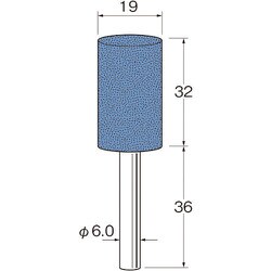 G6314 [リューター 精密加工用軸付砥石]
