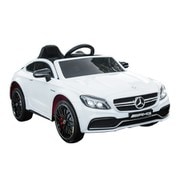 小型 電動乗用 MERCEDES-BENZ C63ホワイト [子ども用 電動乗用玩具]