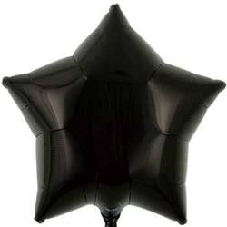 ibrexバルーン スター15インチ メタリックブラック PKG