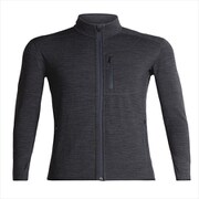 ディセンダーロングスリーブジップ M DESCENDER LS ZIP IA51700 （JE）ジェットヘザー Lサイズ [アウトドア フリース メンズ]