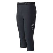 光電子サーマル3/4タイツ 3FW08324 (K)ブラック Lサイズ [コンディショニングウェア 3/4タイツ レディース]