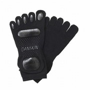 5指滑リ止メソックス DA963400 K 23cm [レディース フィットネス・ソックス]