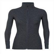 W DESCENDER LS ZIP IAW51700 （JE）ジェットヘザー Mサイズ [アウトドア フリース レディース]