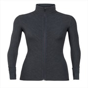W DESCENDER LS ZIP IAW51700 （JE）ジェットヘザー XSサイズ [アウトドア フリース レディース]