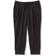 ALL DAY ACTIVE クロップ DA67330 （KM）ブラックミックス Mサイズ [スポーツウェア パンツ レディース]