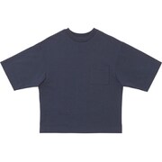 BIG TEE WITH POCKET MW38352 N_ネイビー Sサイズ [アウトドア カットソー レディース]