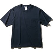 ミディアムドライジャージ ビッグティーウィズポケット BIG TEE WITH POCKET MX38302 (N)ネイビー Lサイズ [アウトドア カットソー メンズ]