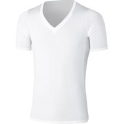 クーリング Vネックハーフスリーブ Cooling V-Neck Half Sleeves(MENS) 3F08112 (W)ホワイト Lサイズ [コンディショニングウェア 半袖シャツ メンズ]