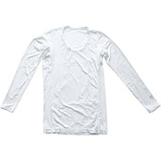 クーリング ラウンドネック ロングスリーブ 3FW09111 （W）ホワイト Sサイズ [コンディショニングウェア 長袖シャツ レディース]