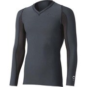 光電子サーマル Vネック ロングスリーブ 3F03304 (K)ブラック Mサイズ [コンディショニングウェア 長袖シャツ メンズ]