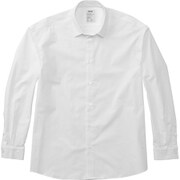 LONG SLEEVE SMART BROAD SHIRT L W ホワイト [アウトドア シャツ]
