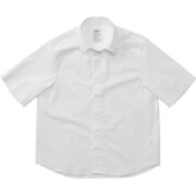 SHORT SLEEVE SMART BROAD SHIRT M W ホワイト [アウトドア シャツ]