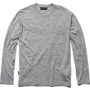 テックライトロングスリーブポケットクルー IT61770 (ME)メトロヘザー XSサイズ [アウトドア カットソー メンズ]