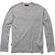 テックライトロングスリーブポケットクルー IT61770 (ME)メトロヘザー Sサイズ [アウトドア カットソー メンズ]