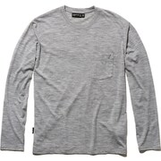 テックライトロングスリーブポケットクルー IT61770 (ME)メトロヘザー Mサイズ [アウトドア カットソー メンズ]