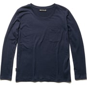 テックライトロングスリーブポケットクルー W TECH LITE LS POCKET CREWE ITW61770 （MI）ミッドナイトネイビー Sサイズ [アウトドア カットソー レディース]