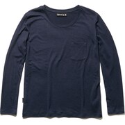 テックライトロングスリーブポケットクルー W TECH LITE LS POCKET CREWE ITW61770 （MI）ミッドナイトネイビー Mサイズ [アウトドア カットソー レディース]