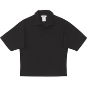 ミディアムドライジャージ ショートスリーブポロ SHORT SLEEVE POLO MW38152 (K)ブラック Mサイズ [ポロシャツ レディース]