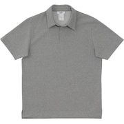 ミディアムドライジャージ ショートスリーブポロ SHORT SLEEVE POLO MX38101 (Z)ミックスグレー Sサイズ [アウトドア カットソー メンズ]