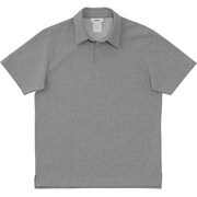 ミディアムドライジャージ ショートスリーブポロ SHORT SLEEVE POLO MX38101 (Z)ミックスグレー XLサイズ [アウトドア カットソー メンズ]