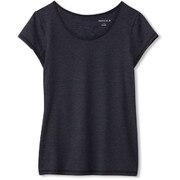 オールデイアクティブ フレンチT ALL DAY ACTIVE FRENCH TEE DA58228 （KN）ブラックネイビー Lサイズ [ランニングシャツ レディース]