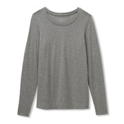 ノンストレス ロングスリーブT Non Stress L/S TEE DA79102 Mグレー(Z) Lサイズ [フィットネスシャツ レディース]